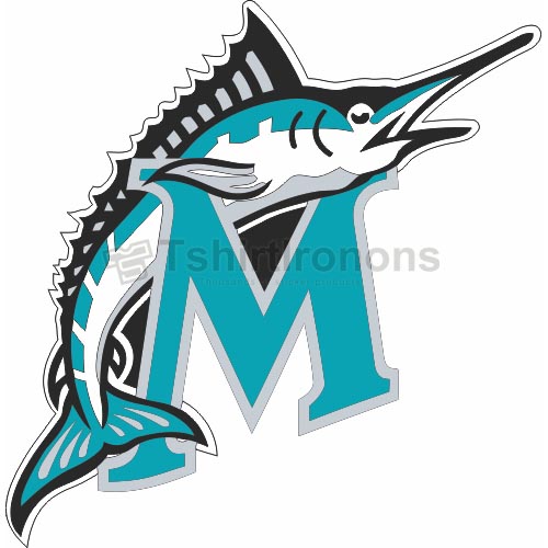 Miami Marlins T-shirts Iron On Transfers N1695 - Click Image to Close